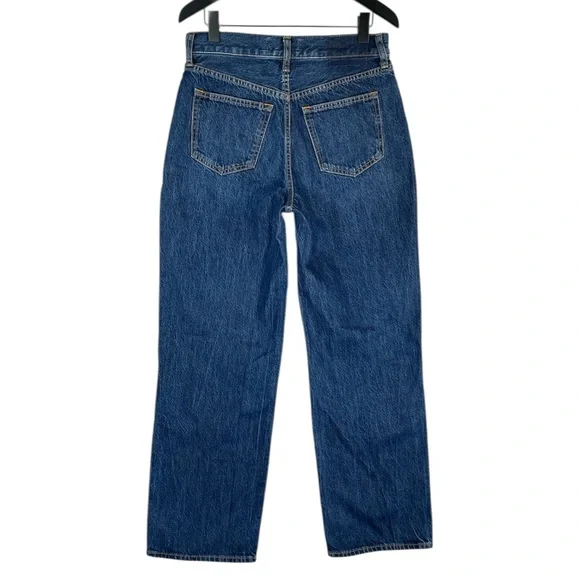 Abercrombie & Fitch High Rise Loose Jean size 27 / 4 in Medium Vintage Wash - Picture 5 of 6